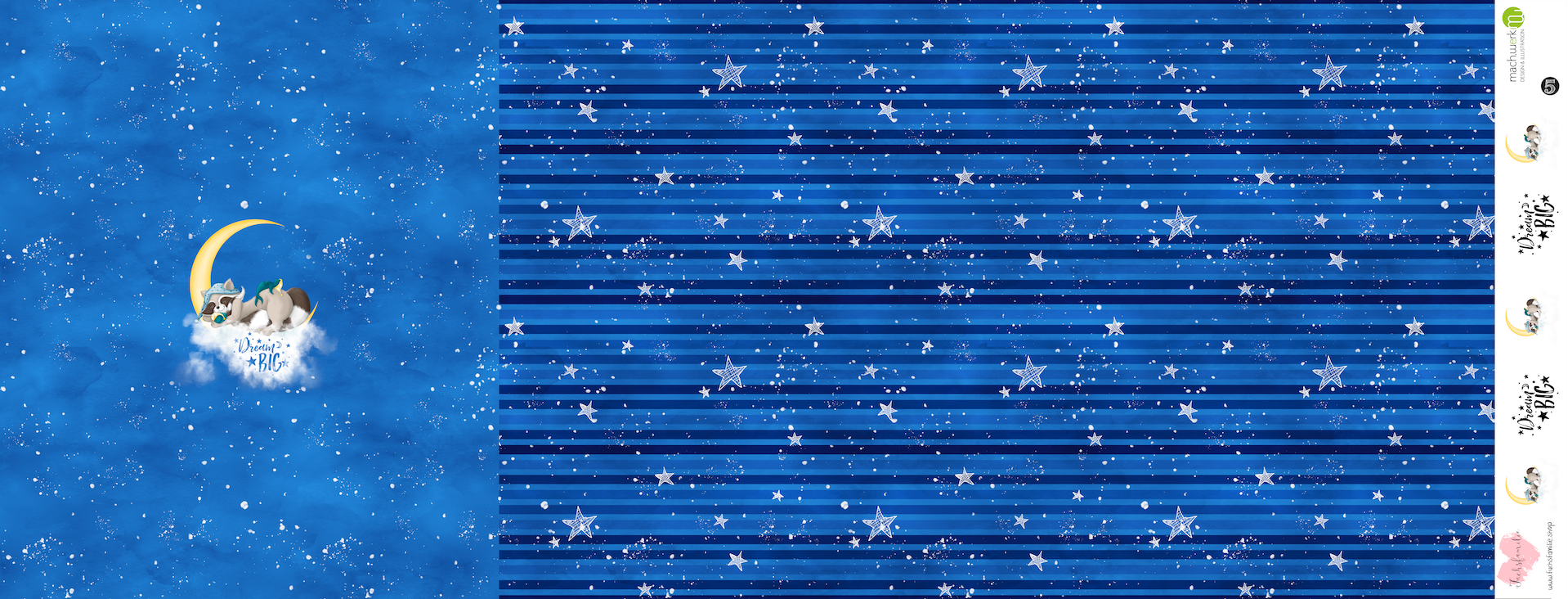 Bio-Jersey Charlie "Dream Big" mittelblau