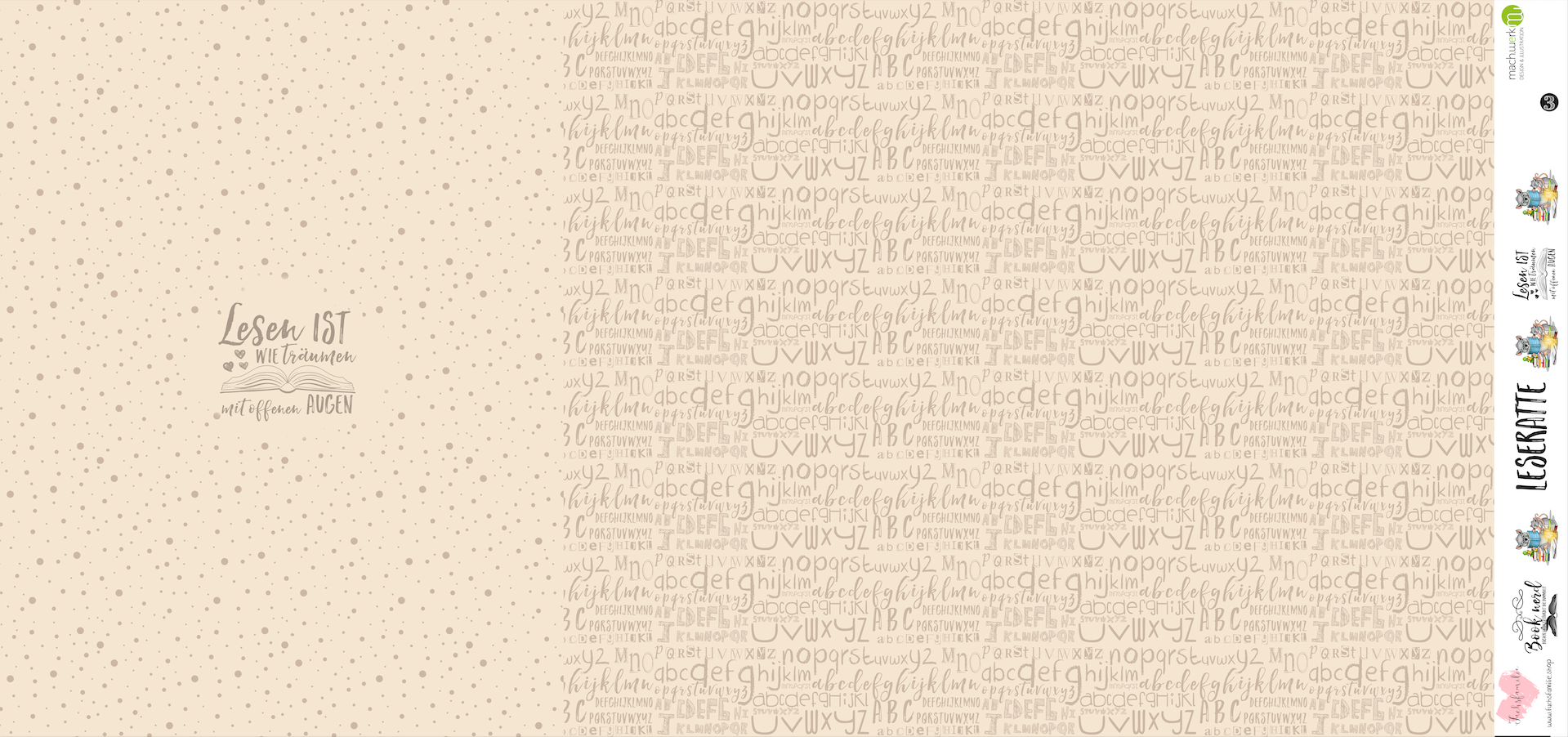 Bio-Jersey "Lesen ist wie Träumen" paper