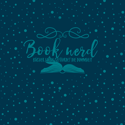 Bio-Jersey "Booknerd" dunkelpetrol