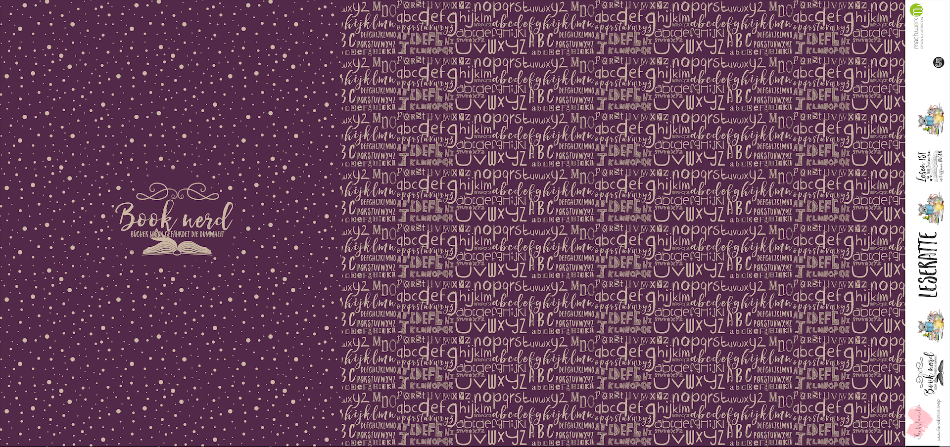 Bio-Jersey "Booknerd" lila