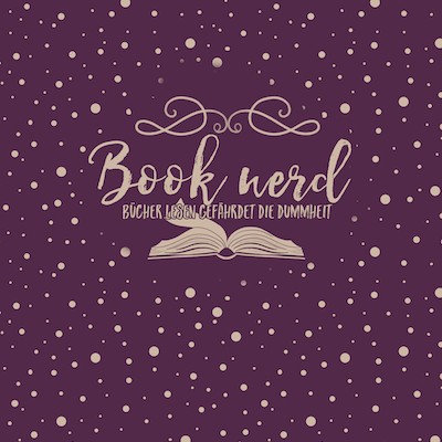 Bio-Jersey "Booknerd" lila