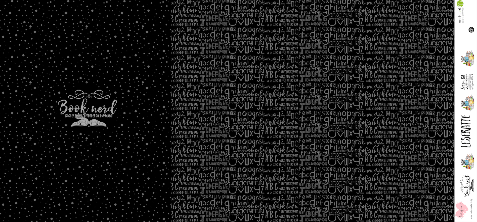 Bio-Jersey "Booknerd" schwarz