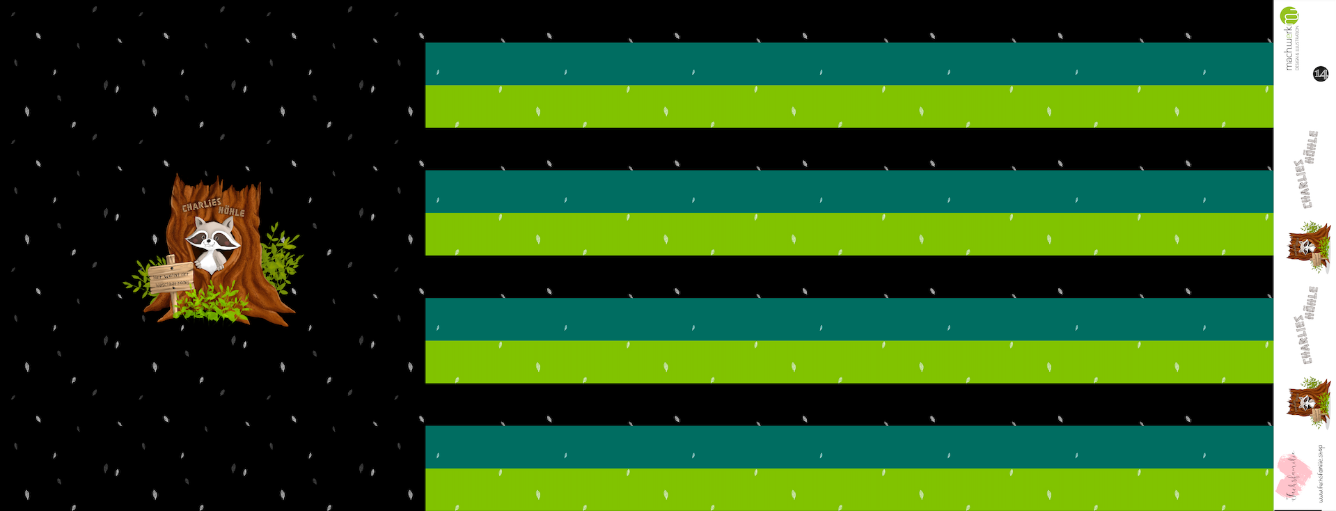 Bio-Jersey Charlies Höhle schwarz