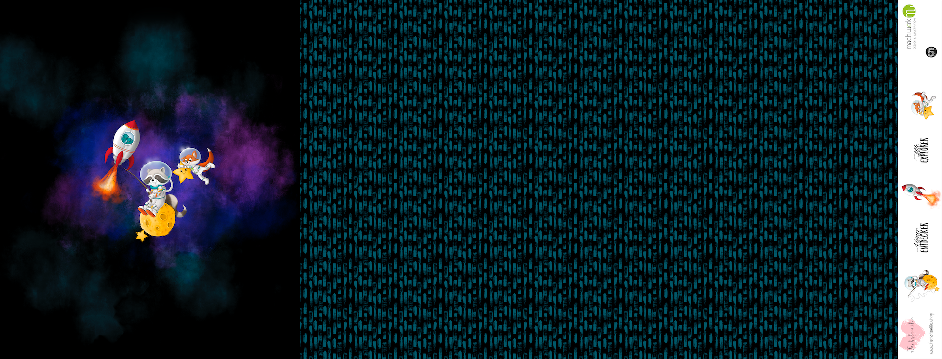 Bio-Jersey Charlie "Little Explorer" schwarzblau