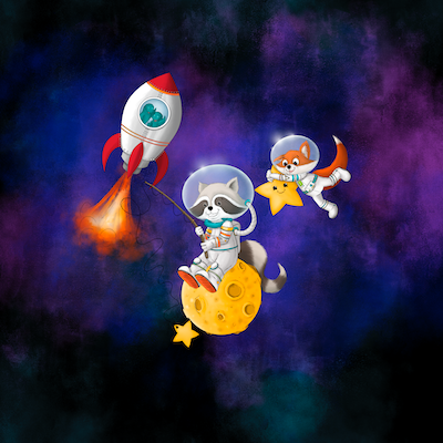 Bio-Jersey Charlie "Little Explorer" schwarzblau