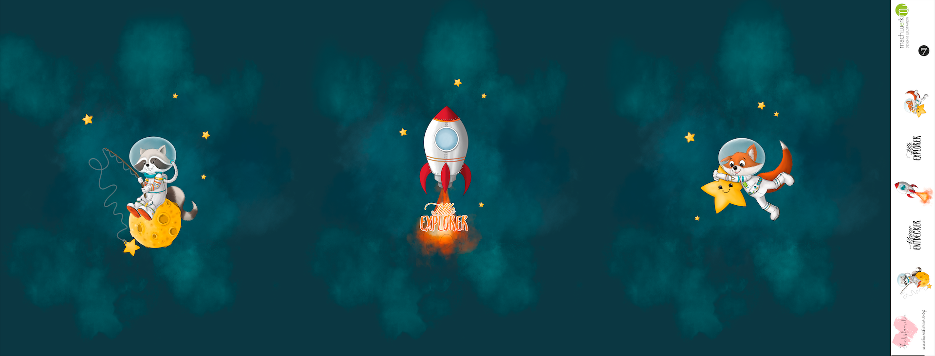 Bio-Jersey Charlie "Little Explorer" petrol