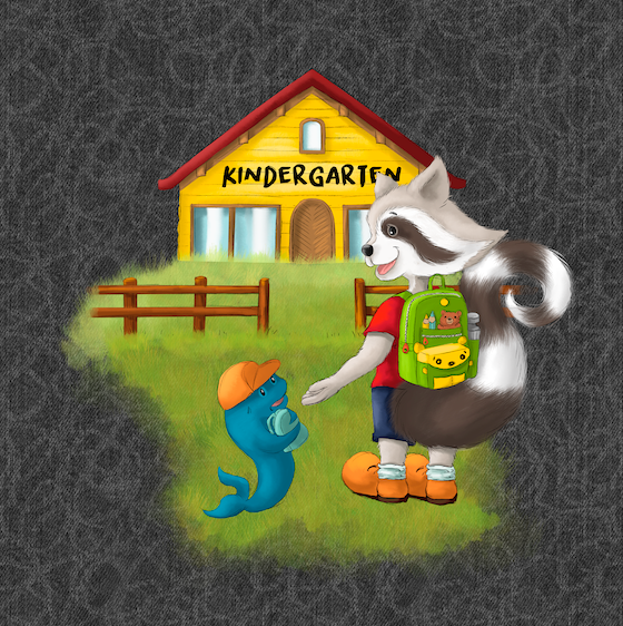 Bio-Sommersweat Kindergarten-Charlie