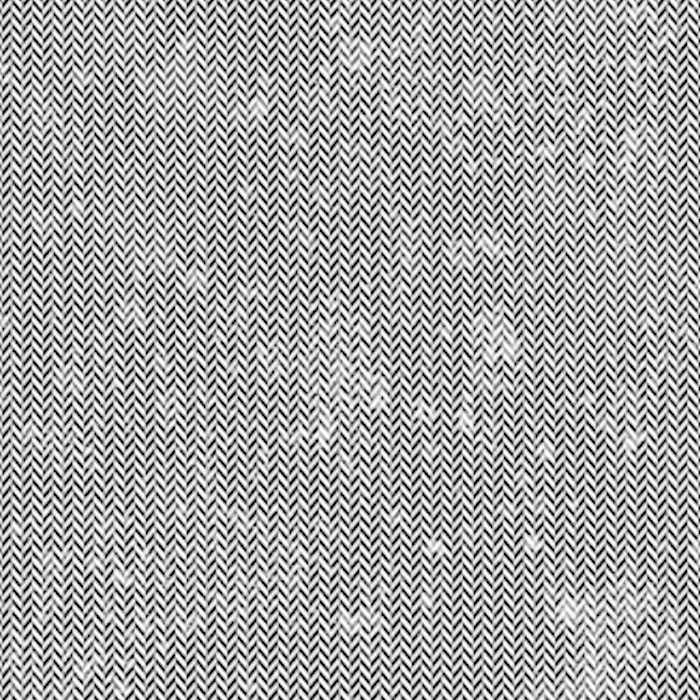 0,5m Bio-Sommersweat Fischgrät Dirty Herringbone blacknwhite