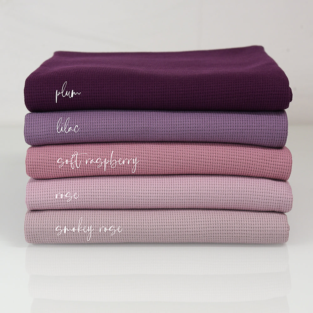 0,5m Ökotex 100 - Waffel-Jersey lilac