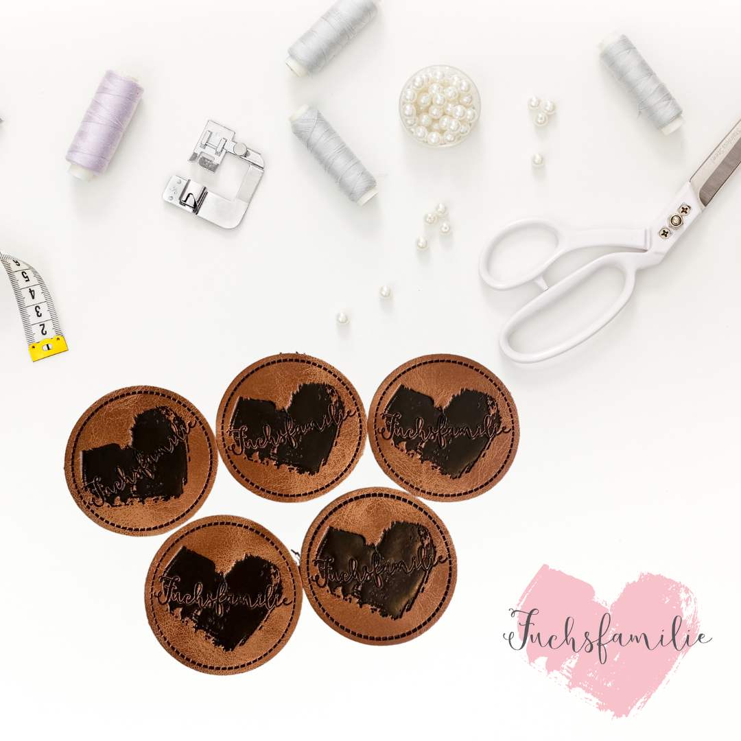 5 Fuchsfamilie Labels