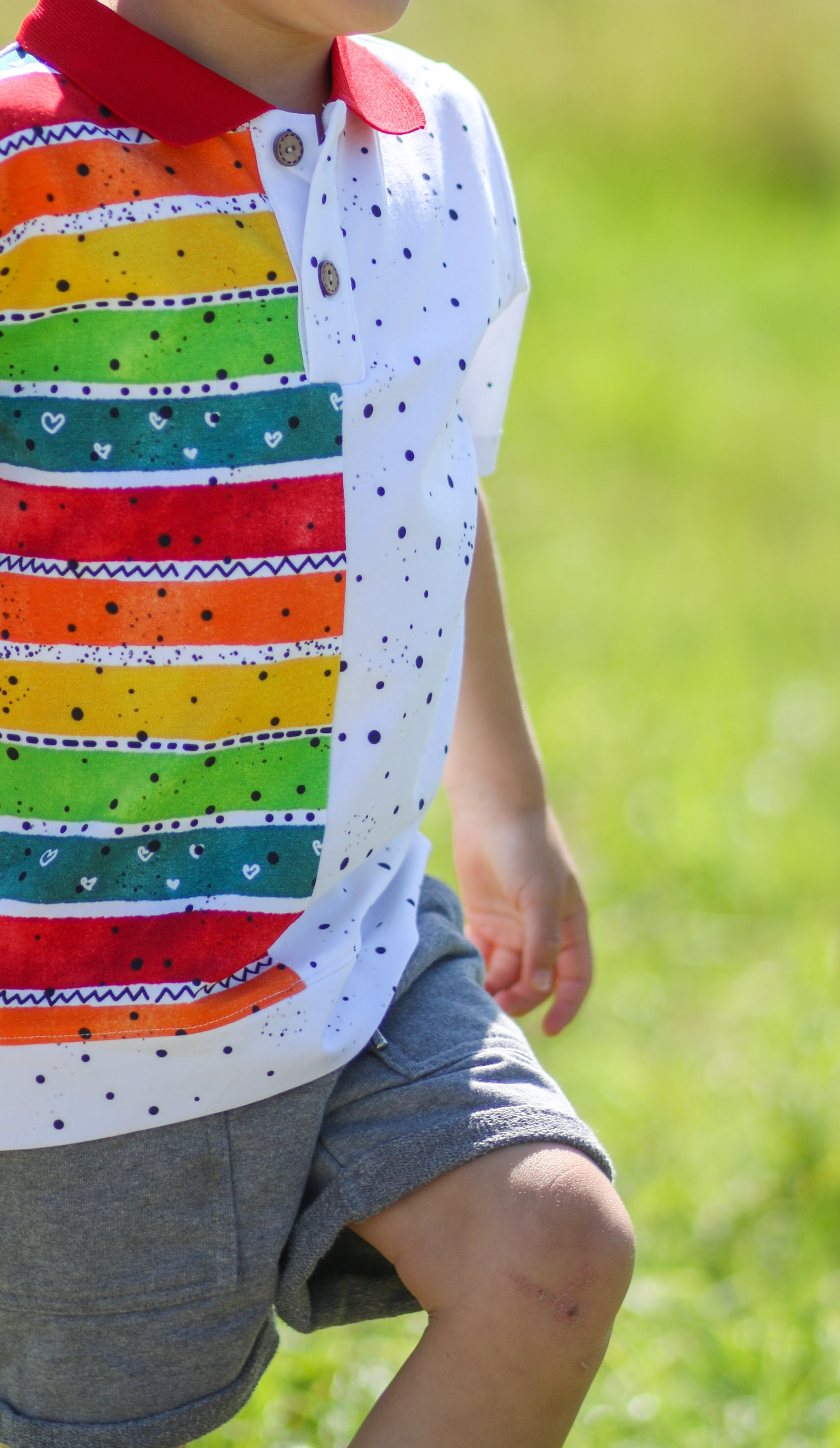 Rainbow Polo-Shirt