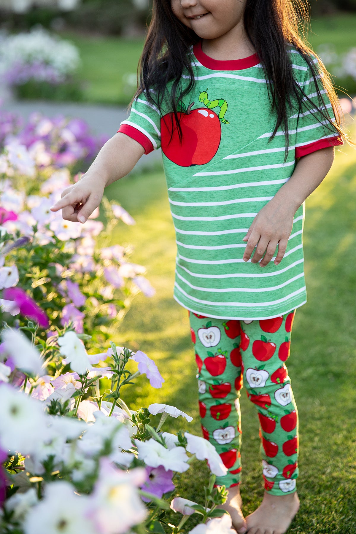 APFELRaupe grün Leggings