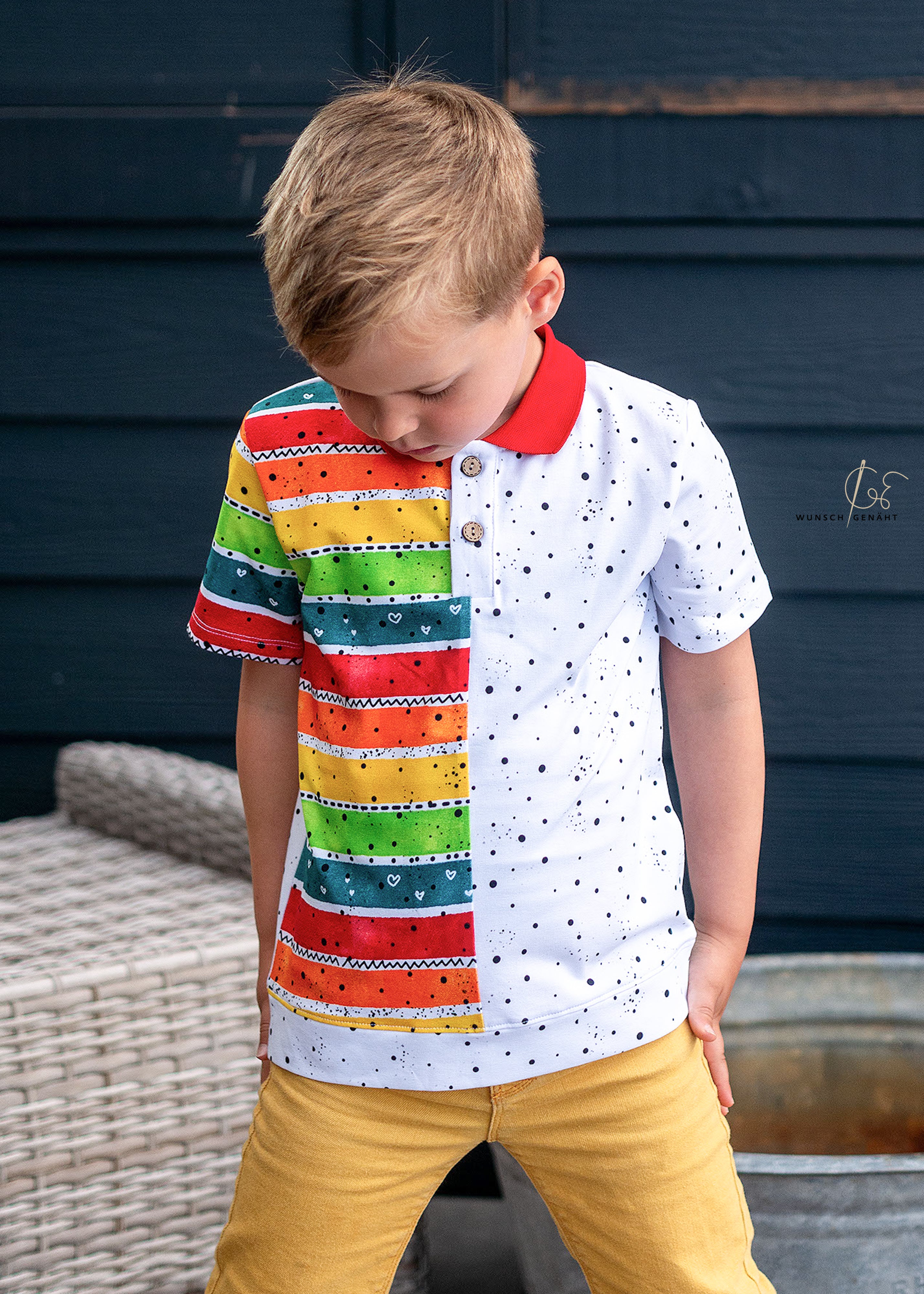 Rainbow Polo-Shirt
