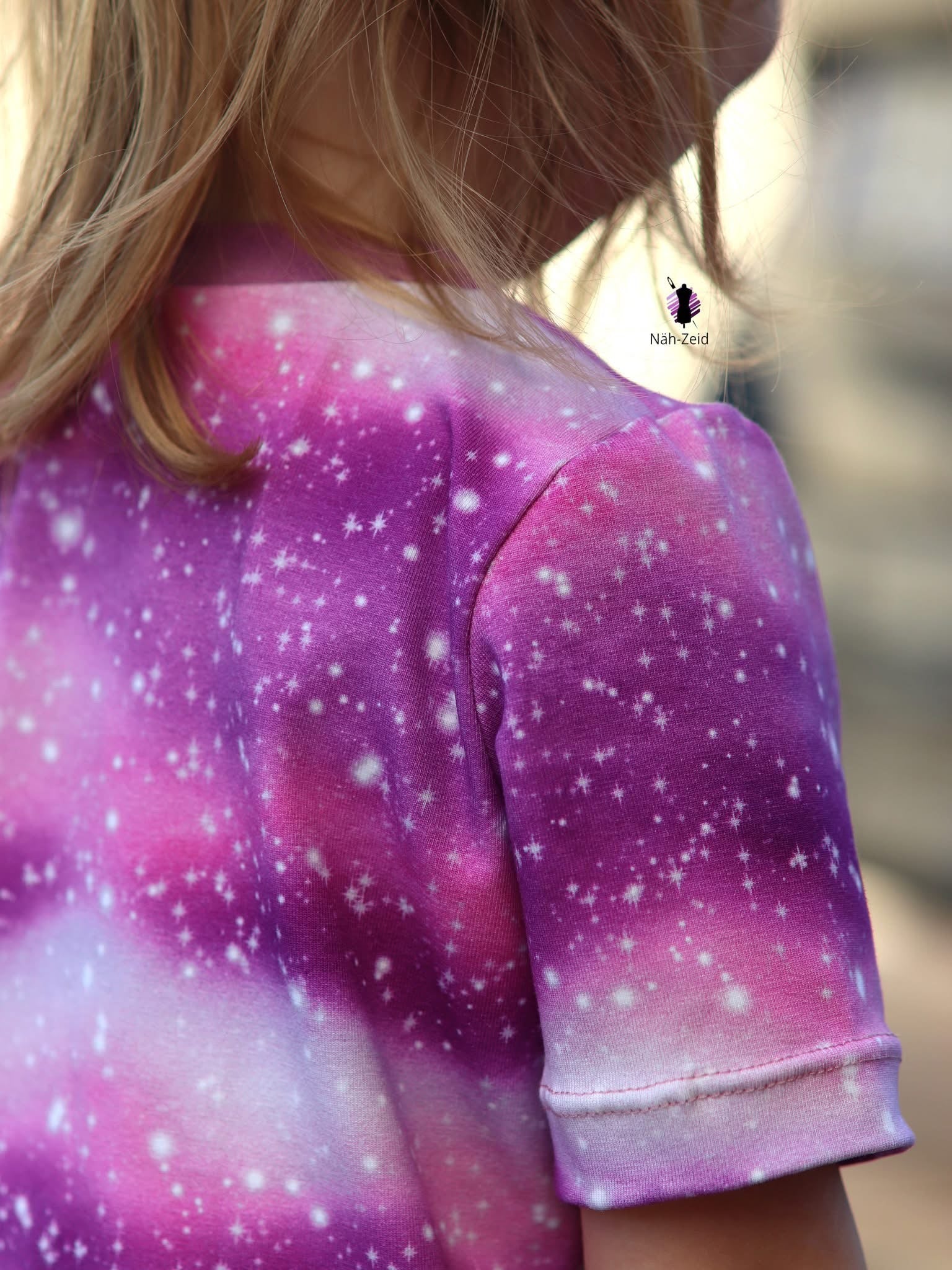 Bio-Jersey Glitzereinhorn blush