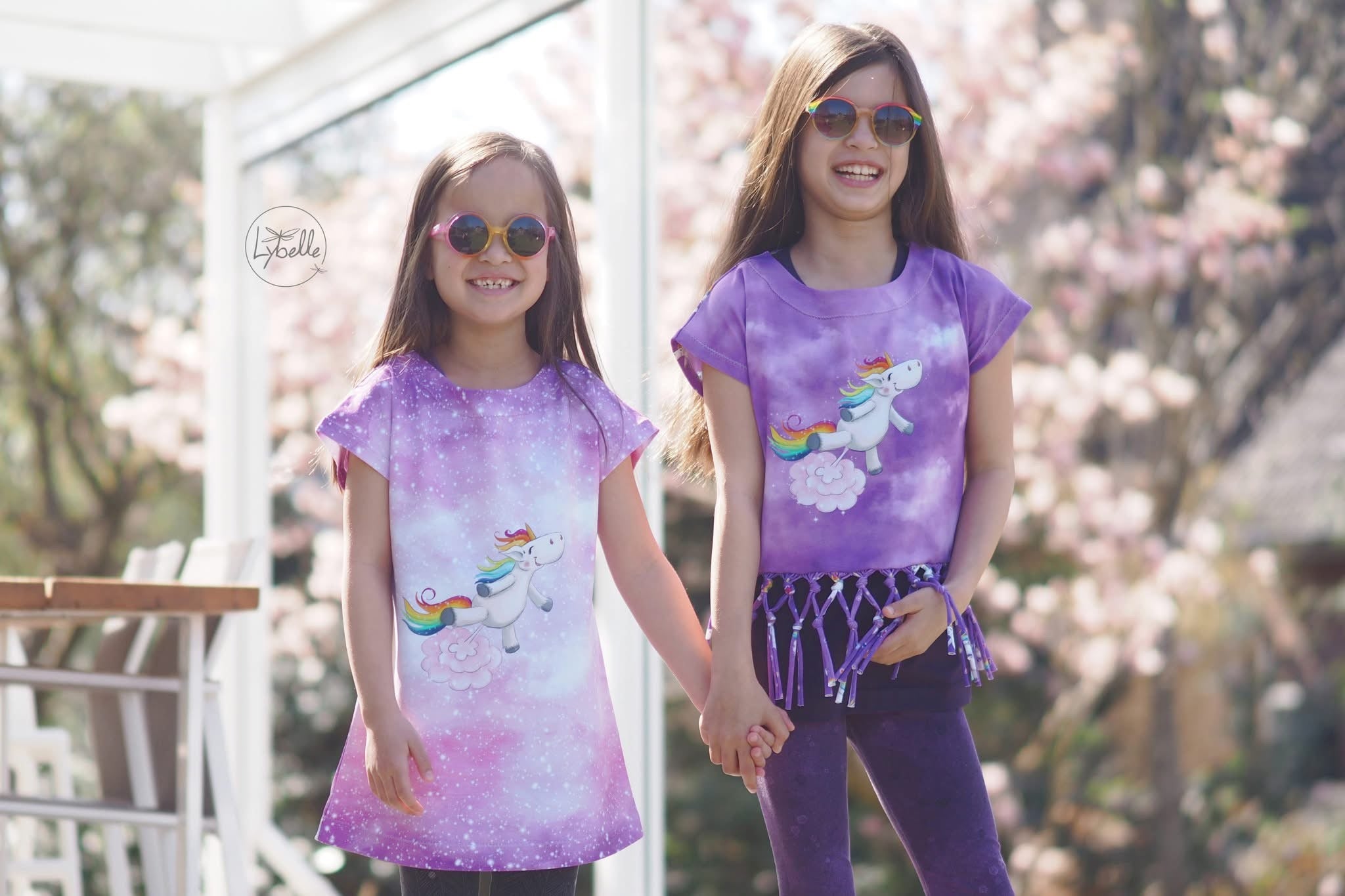 Bio-Jersey Glitzereinhorn lilac