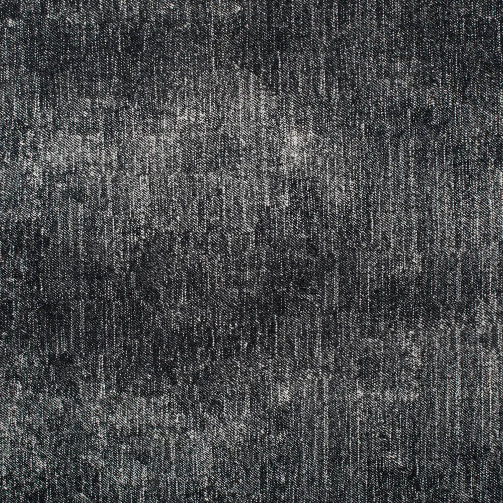 0,5m Ökotex Sommersweat Black Denim