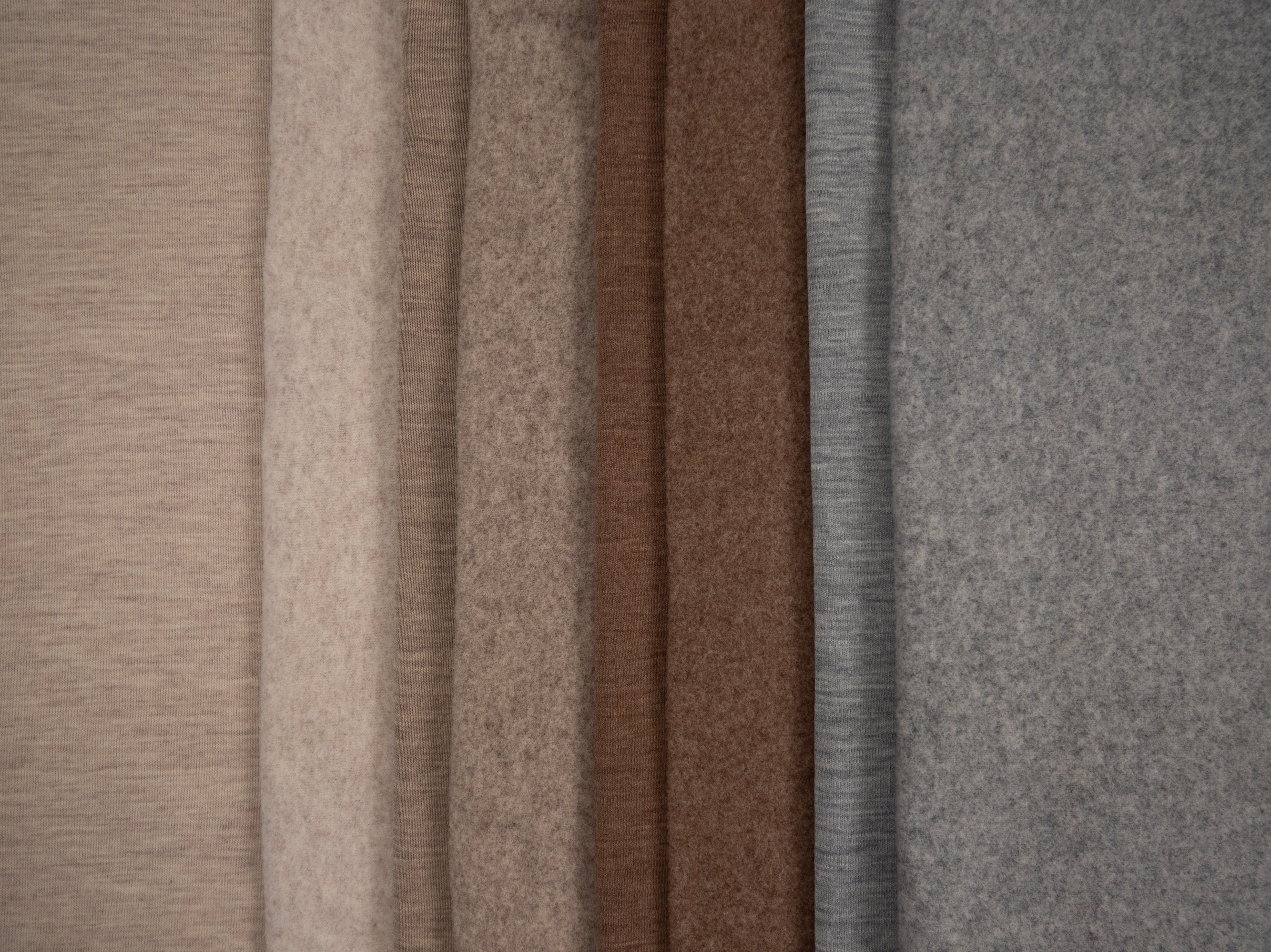 0,5m 90 cm Reststück Merino Fleece beige 1010