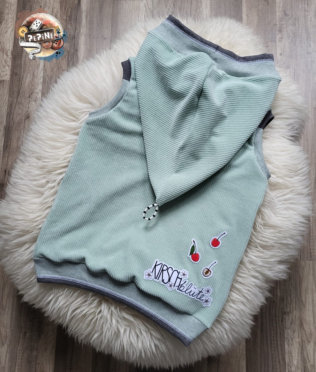 0,5m Velvory Pastel Mint  - dehnbar & weich :)