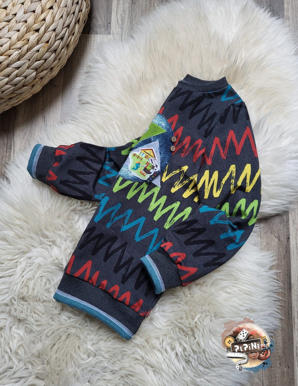 0,5m Bio-Sommersweat Kindergarten-Charlie