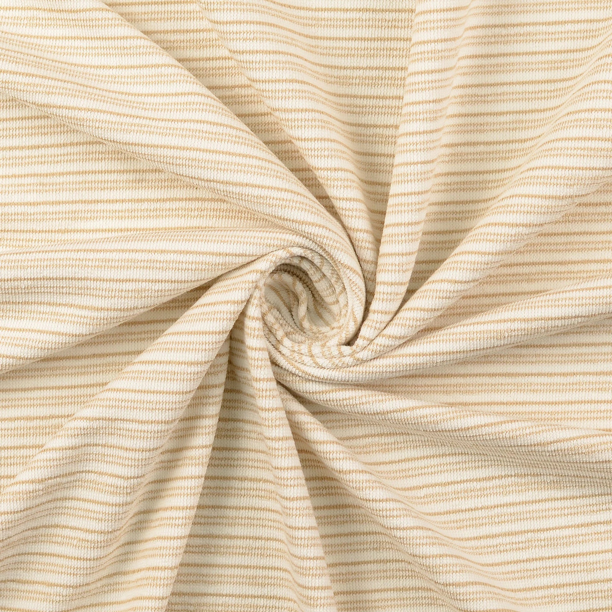 0,5m Vintage Sweat Streifen beige 5005