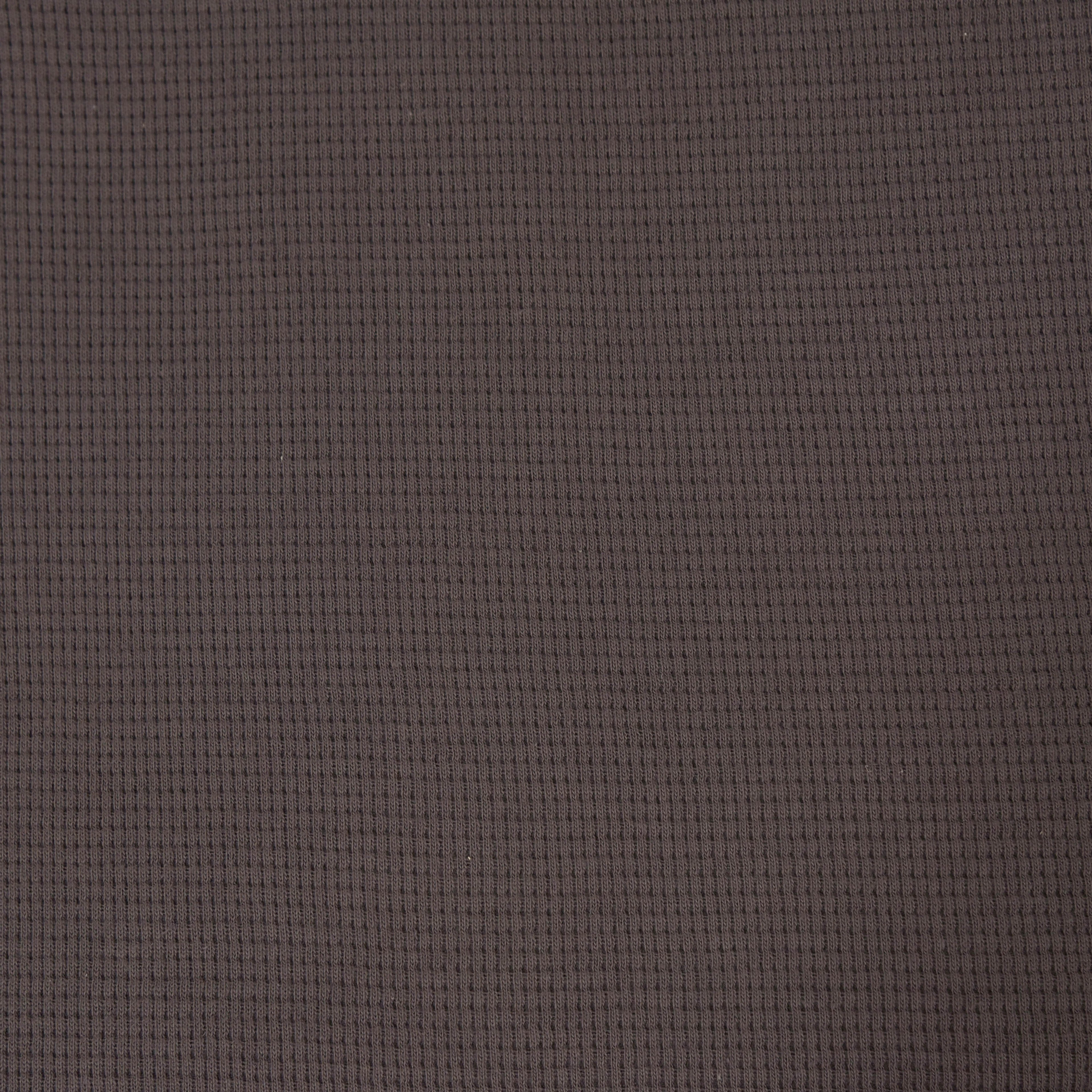 0,5m Ökotex 100 - Waffel-Jersey dusty brown