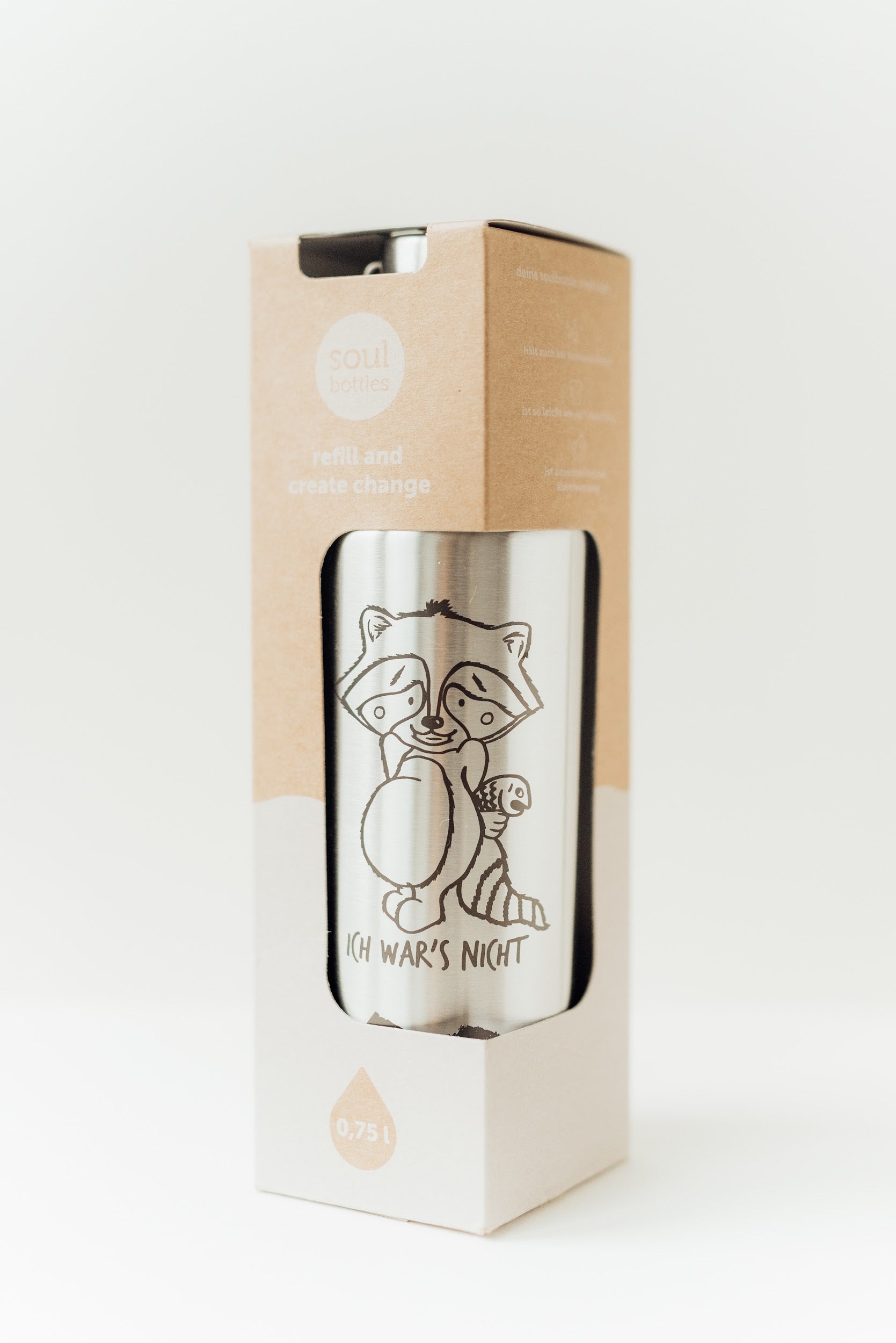 Soulbottle Edelstahlflasche Charlie 0,75 Liter