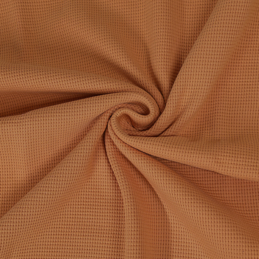 0,5m Ökotex 100 - Waffel-Jersey honey bear