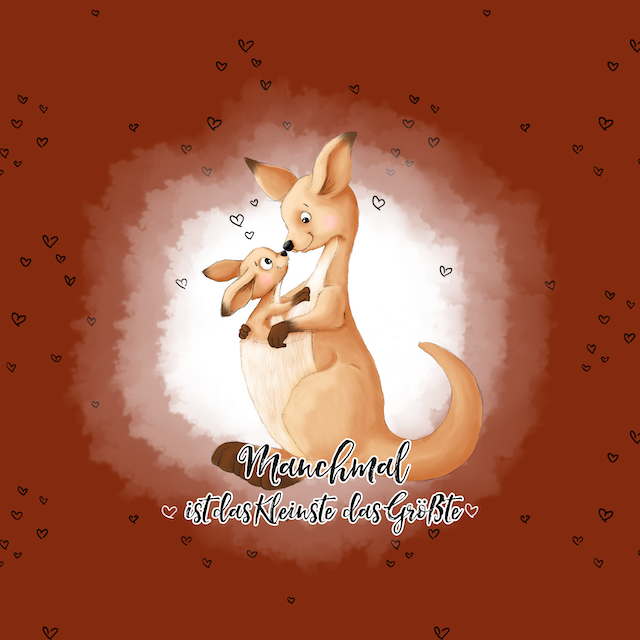 Bio-Sommersweat Känguru rost