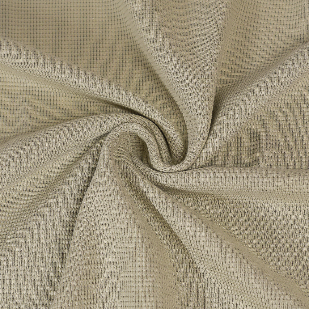 0,5m Ökotex 100 - Waffel-Jersey mud