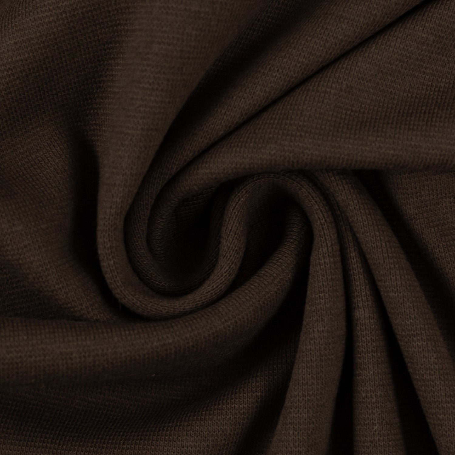 0,5m Sweat angeraut (innen kuschlig) Braun 178