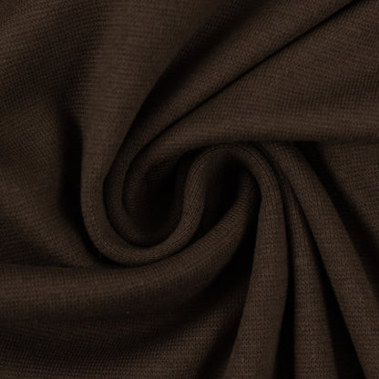0,5m Sweat angeraut (innen kuschlig) Braun 178
