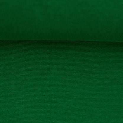 0,5m Sweat angeraut (innen kuschlig) Grasgrün 365