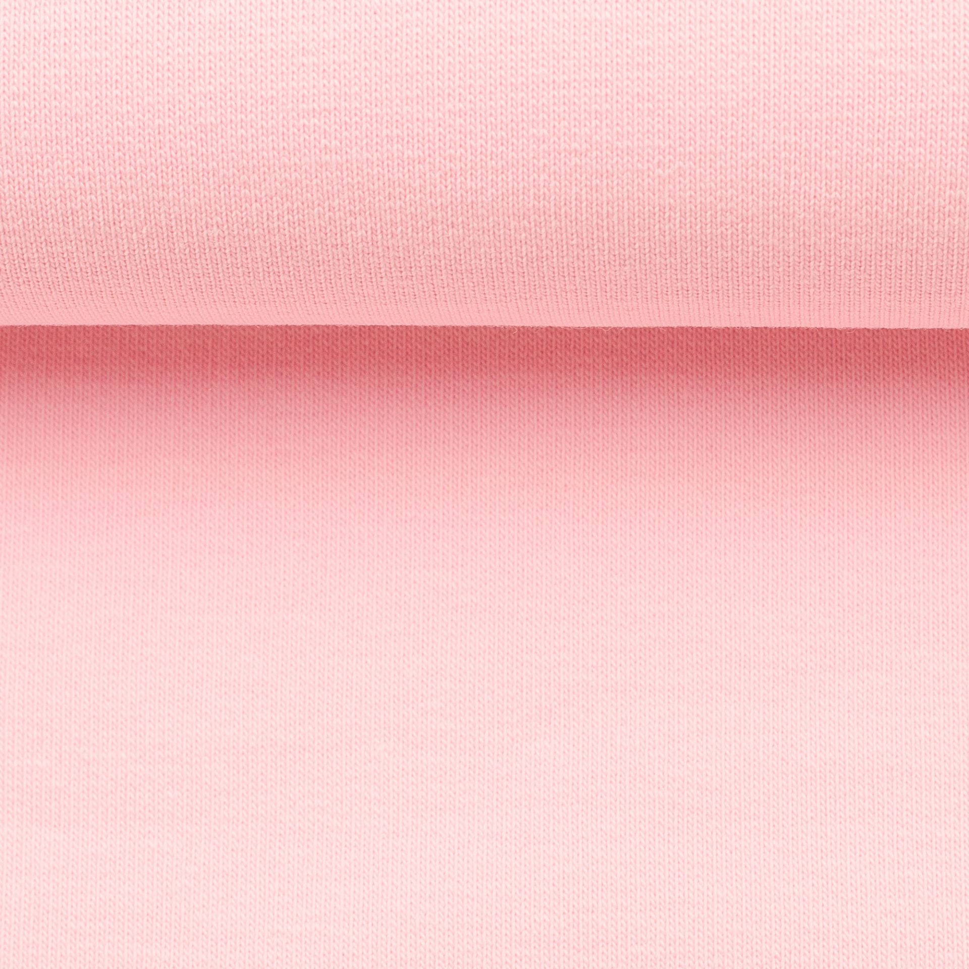 0,5m Sweat angeraut (innen kuschlig) Rosa 432