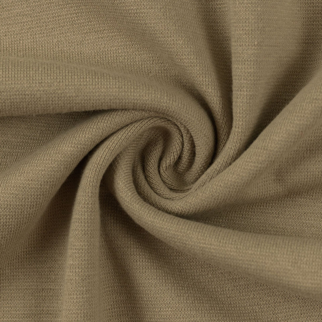 0,5m Sweat angeraut (innen kuschlig) Camel 673