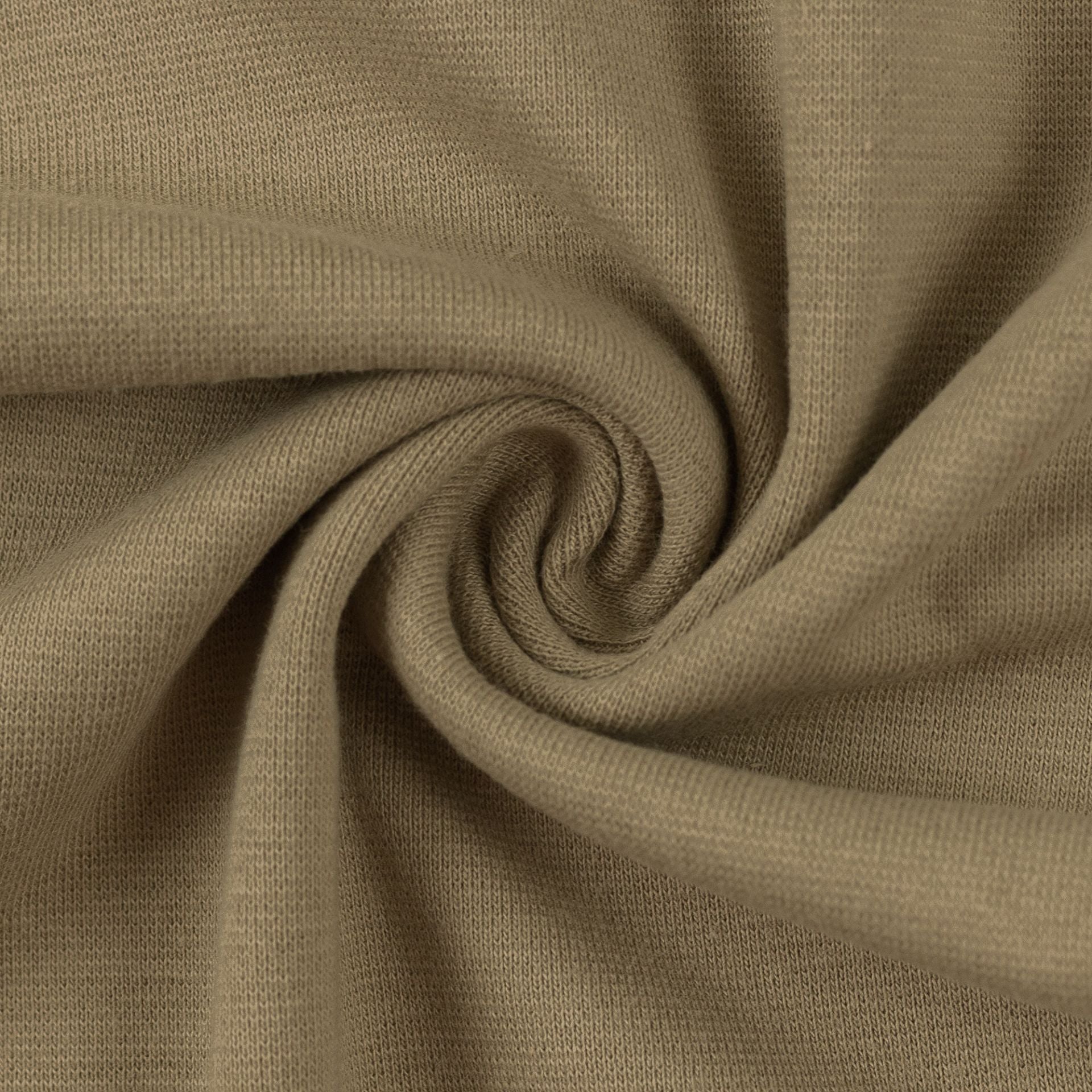 0,5m Sweat angeraut (innen kuschlig) Camel 673