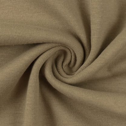 0,5m Sweat angeraut (innen kuschlig) Camel 673