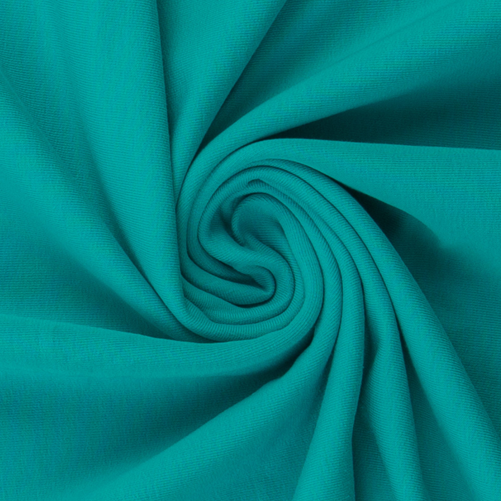 0,5m French Terry aqua 746