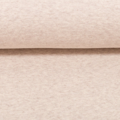 0,5m Ökotex 100 - Melange-Bündchen macadamia 1010