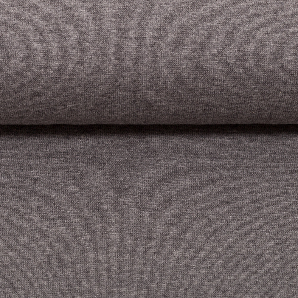 0,5m Ökotex 100 - Melange-Bündchen asphalt 1285