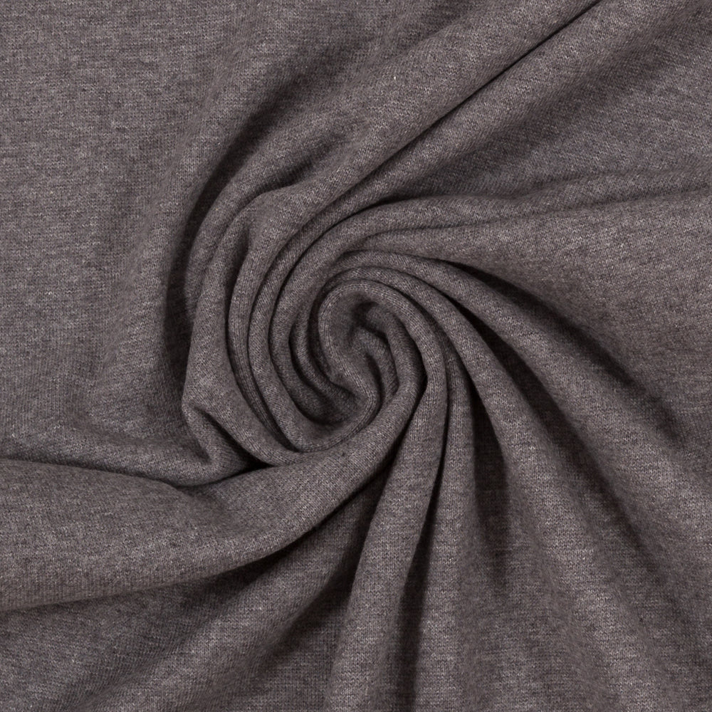 0,5m Ökotex 100 - Melange-Bündchen asphalt 1285