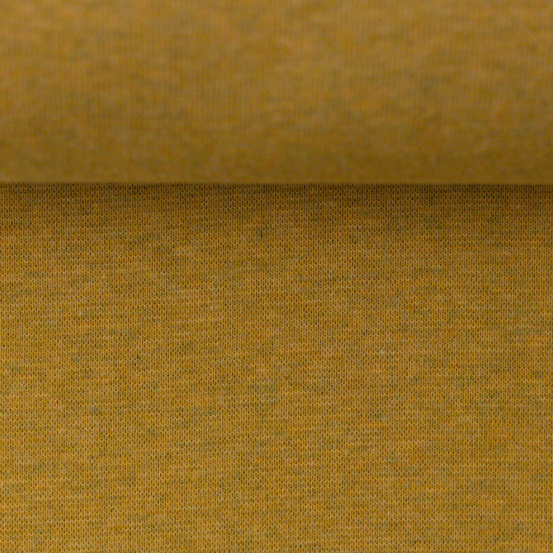 0,5m Ökotex 100 - Melange-Bündchen mango 1314