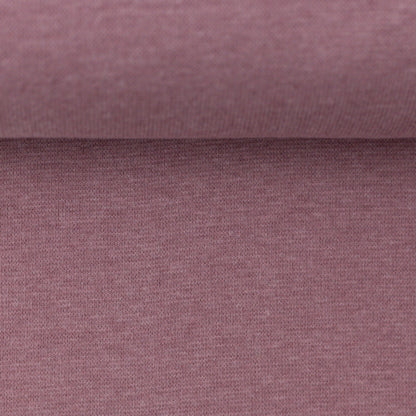 0,5m Ökotex 100 - Melange-Bündchen rosenholz 1436