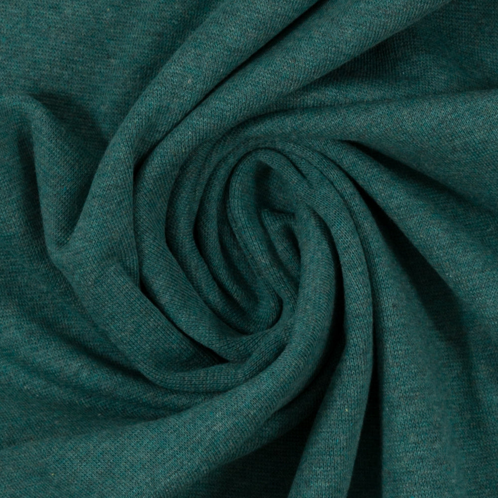 0,5m Ökotex 100 - Melange-Bündchen lorbeer 1563