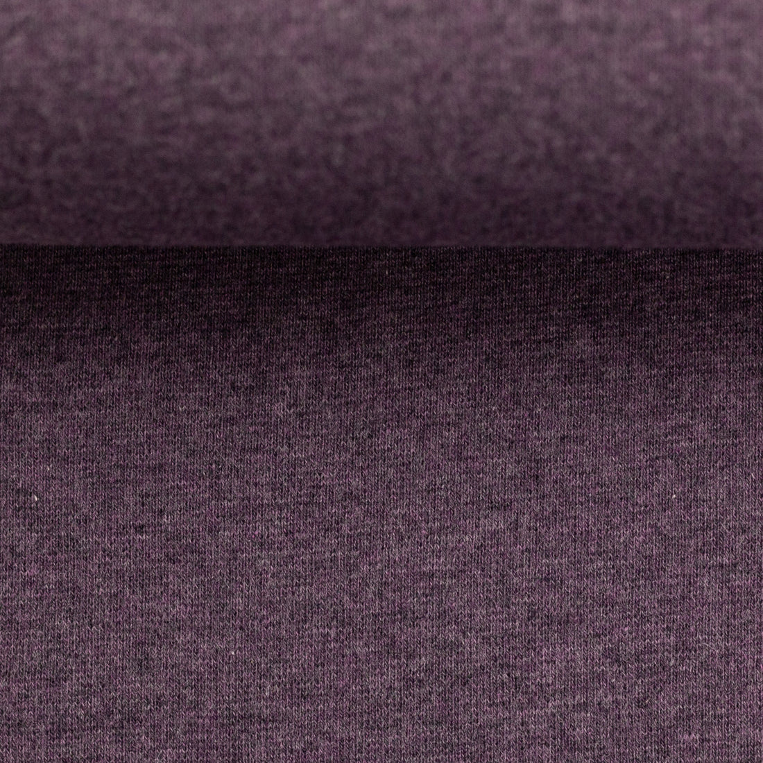 0,5m Ökotex 100 - Melange-Bündchen holunder 1648