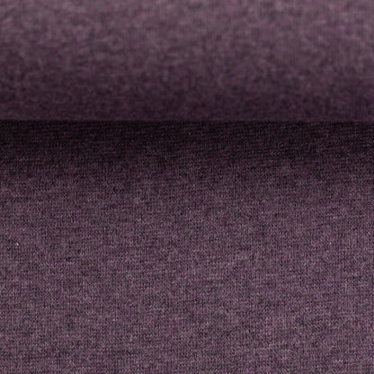 0,5m Ökotex 100 - Melange-Bündchen holunder 1648