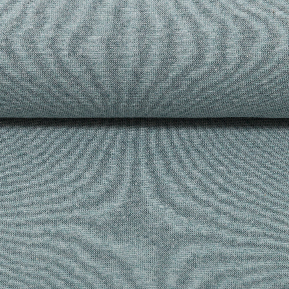 0,5m Ökotex 100 - Melange-Bündchen karibik 1742