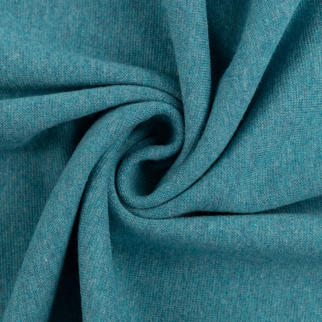 0,5m Ökotex 100 - Melange-Bündchen smaragd 1747