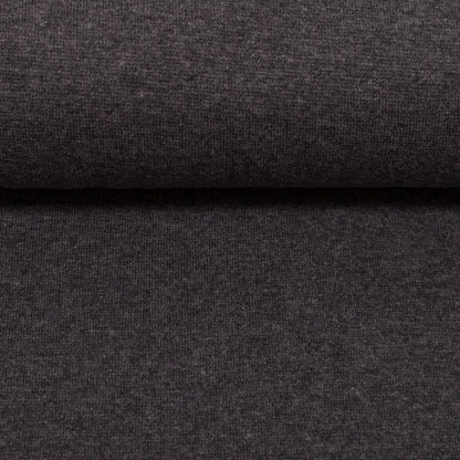 0,5m Ökotex 100 - Melange-Bündchen nero 1789