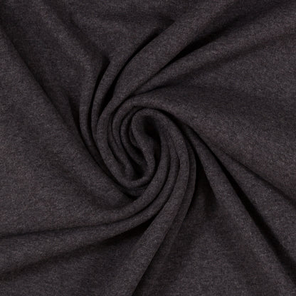 0,5m Ökotex 100 - Melange-Bündchen nero 1789