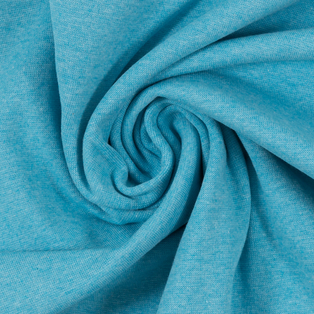 0,5m Ökotex 100 - Melange-Bündchen lagune 1842